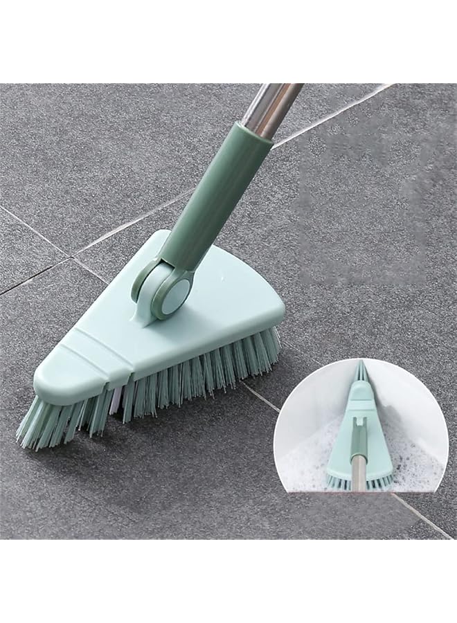 promass Flexible Head Tub Tile Cleaner Brush with Long Handle, Detachable Shower Cleaning Brush, for Bathroom Kitchen Floor Wall Patio Baseboard Cleaning (Color : A) - Image 1