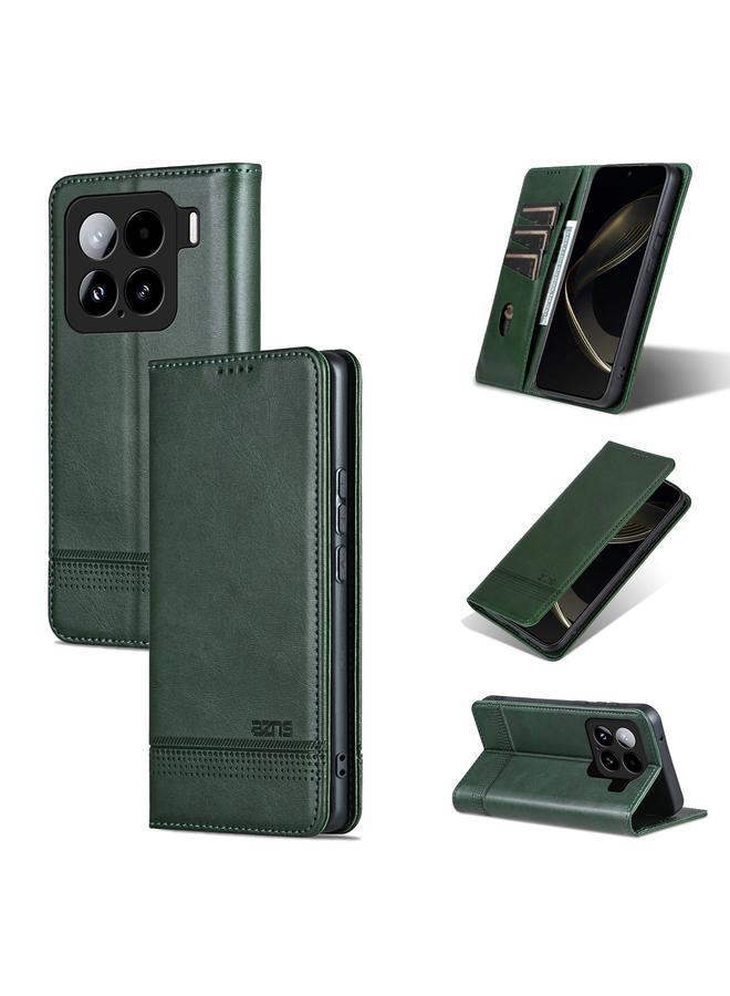 The Bros Case For Xiaomi 15 Magnetic Calf Texture Flip Leather Phone Case