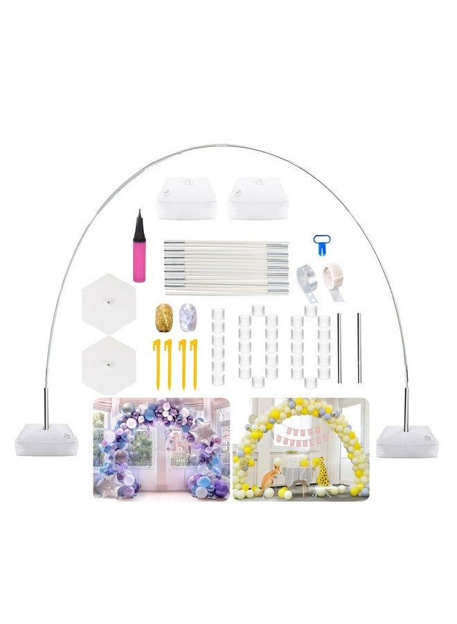 LANGXUN 12Ft Table Balloon Arch Kit For Birthday Decorations Partywedding And Graduation Decorations Christmas Decorations Baby Shower Bachelor Party Supplies (White 10Ft Balloon Arch) - Image 1