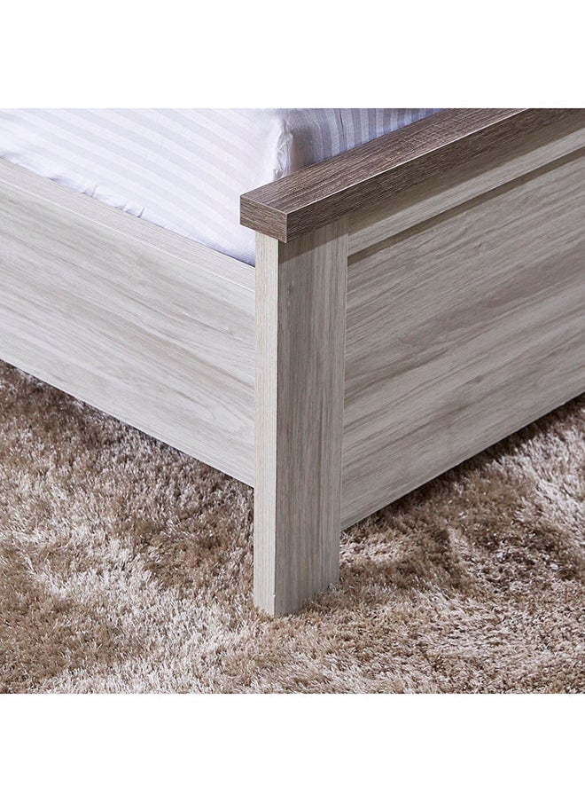 Angelic Twin Bed 100x132.4x211 cm Light Brown, Mattress Size - 120x200cm