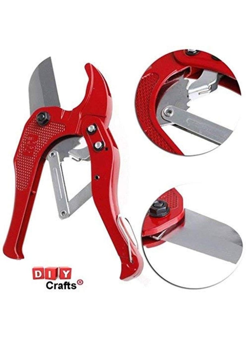 DIY Crafts DIY Crafts CTDIYHI51806 New Plumbing Pipe Cut Cutter Tool Plastic Hose Ratcheting 42Mm158 B Pack of 1 Pc Shade  - Image 2