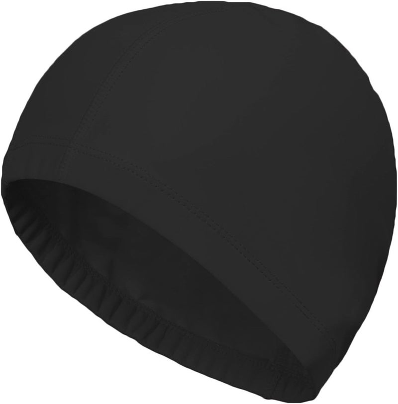 Sun-Trade 4-Pack Man Women Pure Color Nylon Spandex Fabric Swim Cap Swimming Cap Bathing Cap - Image 2