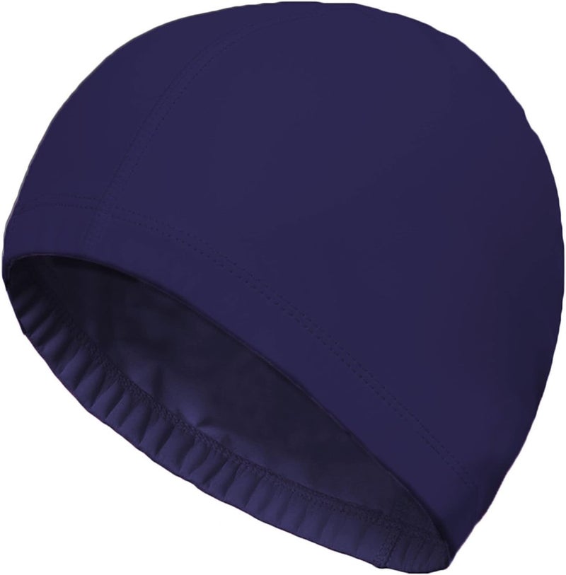 Sun-Trade 4-Pack Man Women Pure Color Nylon Spandex Fabric Swim Cap Swimming Cap Bathing Cap - Image 3