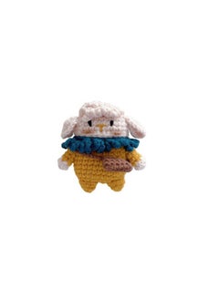 Knitted Backpack Lamb Suitable For Apple AirPods 4 Generation Pro2 Bluetooth Headset Protective Cover 1/2/3 Generation Soft Case-Color:Knitted Backpack Lamb-Applicable Model:Airpods 3rd Generation
