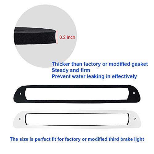 MOFORKIT 3rd Third Brake Light Seal Gasket Compatible with Chevy Colorado GMC Canyon 2004 to 2012 High Mount Stop - Image 3