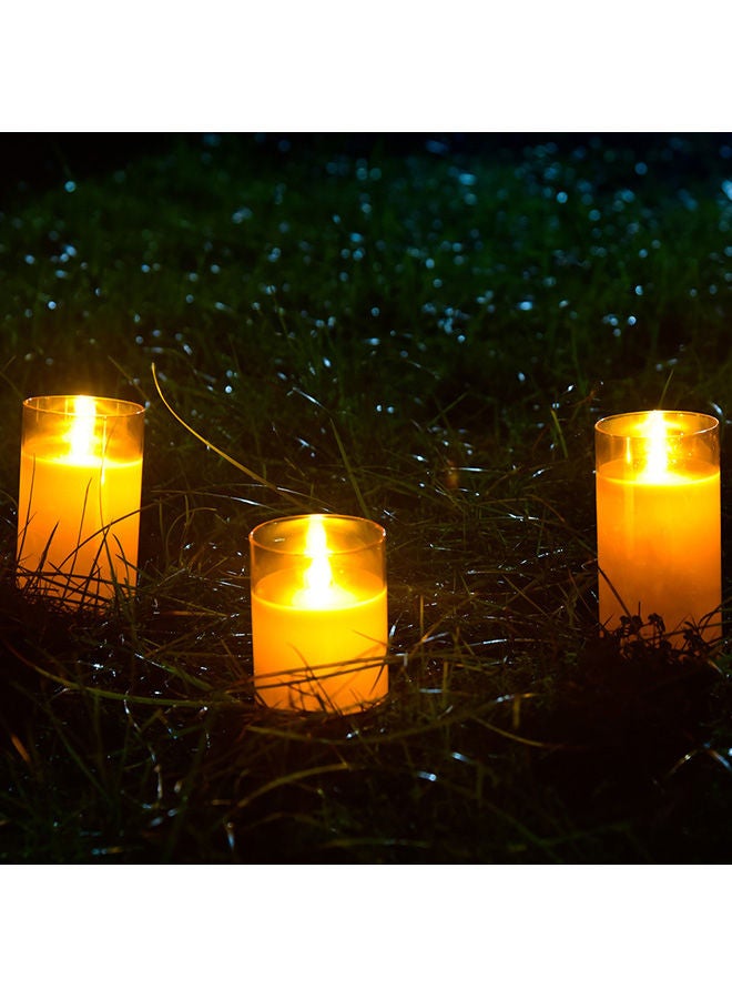 نيبمينينت شموع تعمل بالبطارية مكونة من 3 قطع مزودة بجهاز تحكم عن بعد متعدد الألوان - Image 5