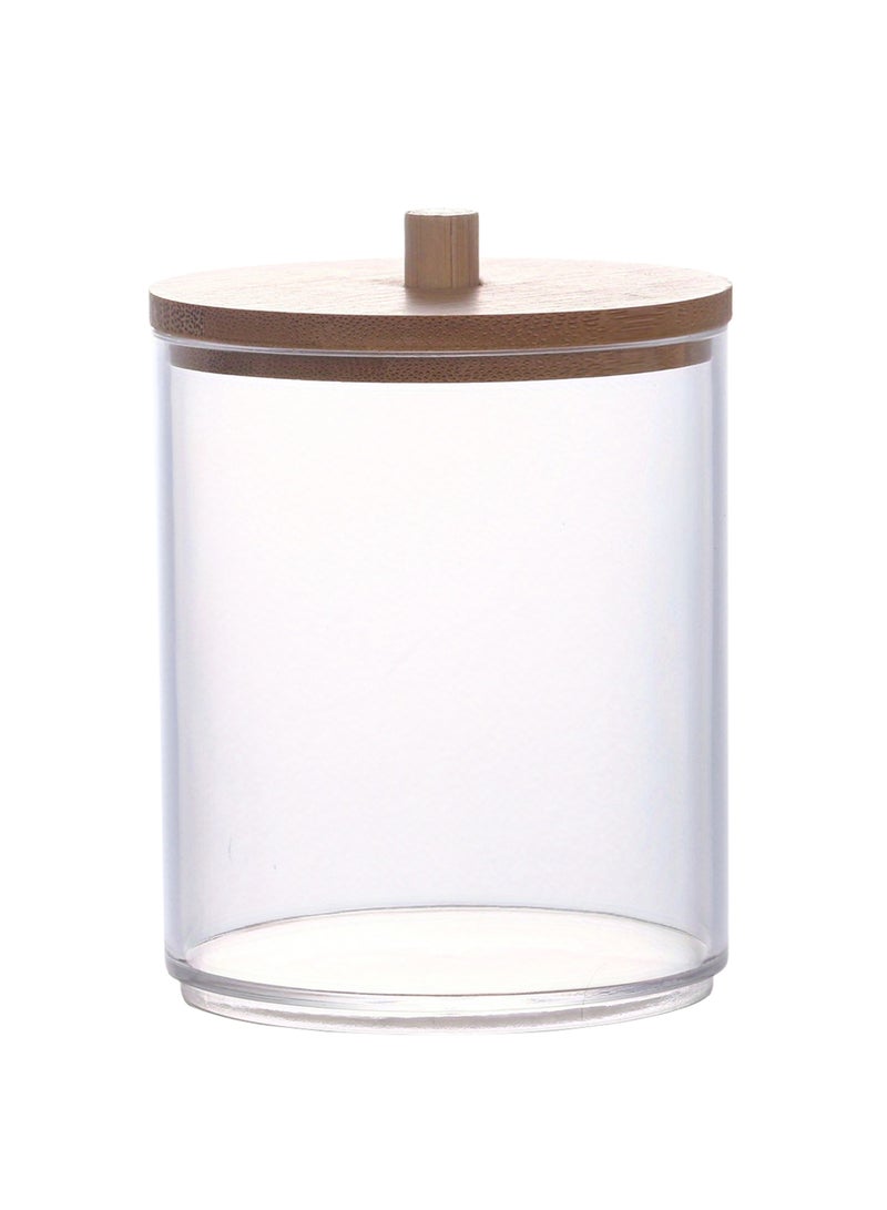 ORiTi 1-Piece Cotton Swabs Storage Holder Acrylic Transparent - Image 1