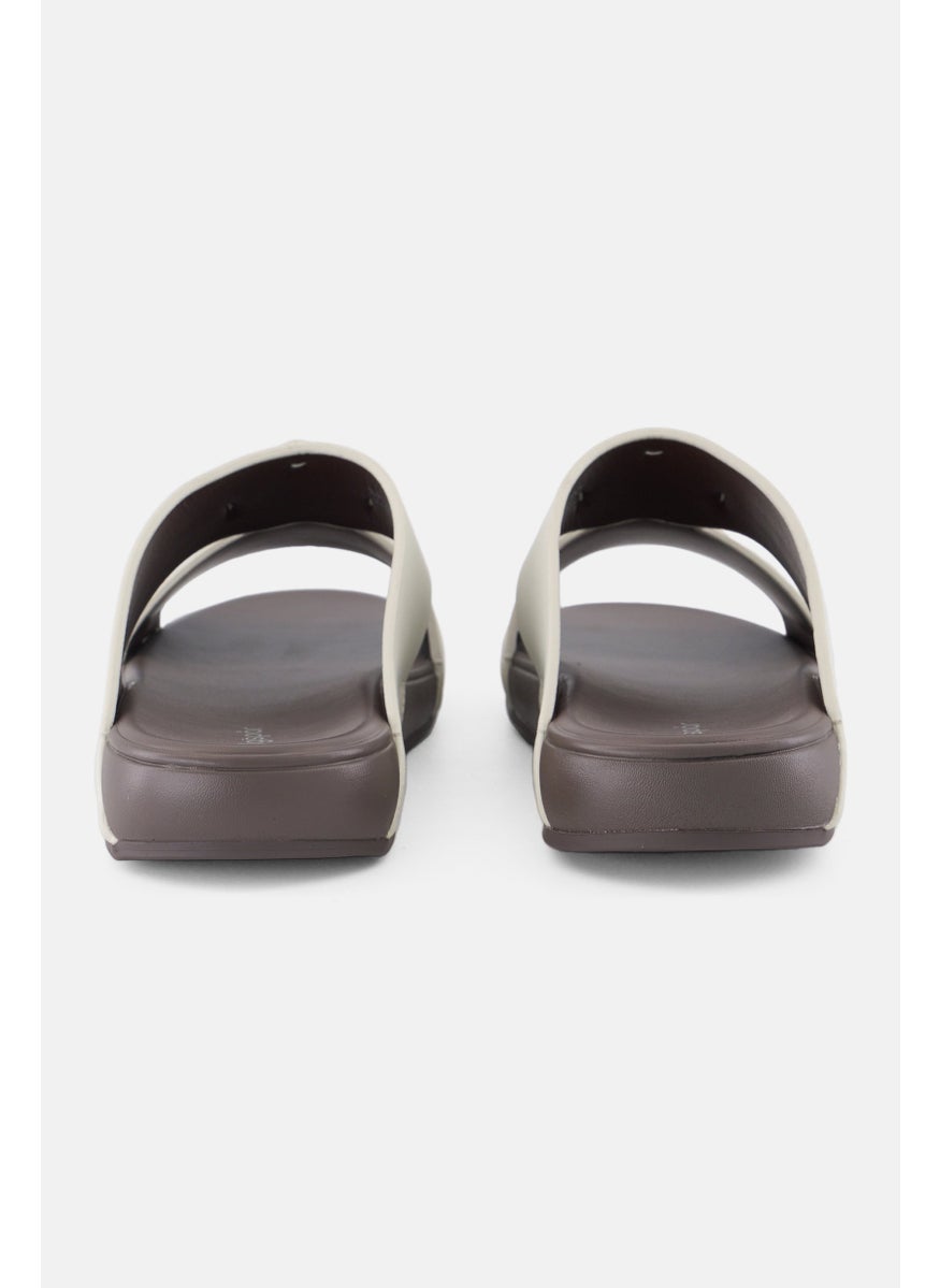 Algspar Men Slip On Arabic Sandals, Light Grey  - Image 4