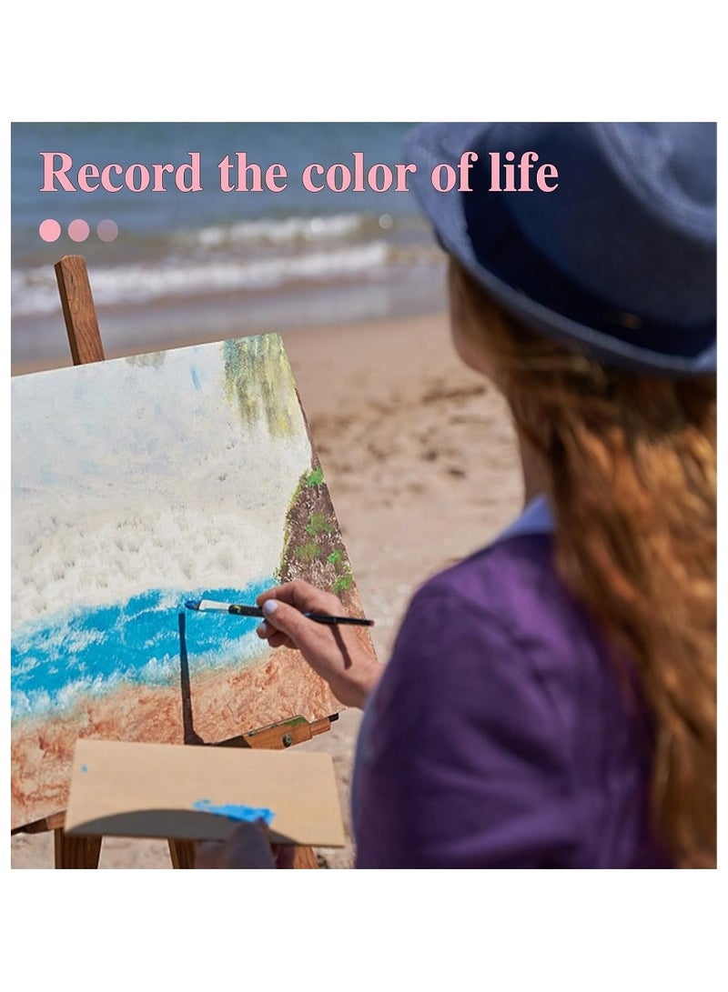 5-Pack Canvas Board for Painting, 8x10inch Canvas for Painting Cotton Primed Acid Free Blank Canvas Panels for Markers, Oil Paint, Watercolor, Acrylic Paint, Gouache and Tempera. - Image 2