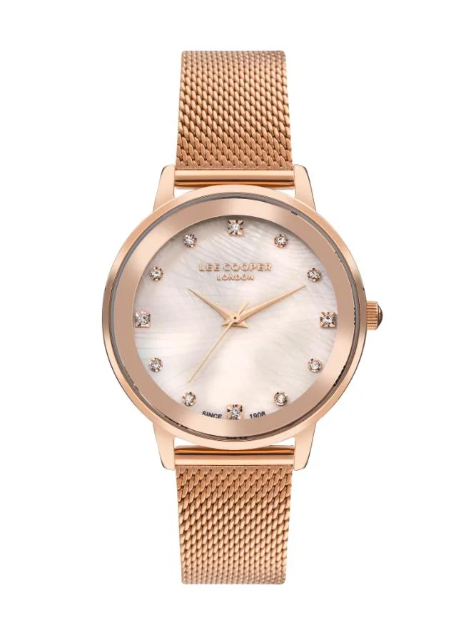 Lee Cooper Women's Mesh Analog Watch LC07875.410 - 36 mm