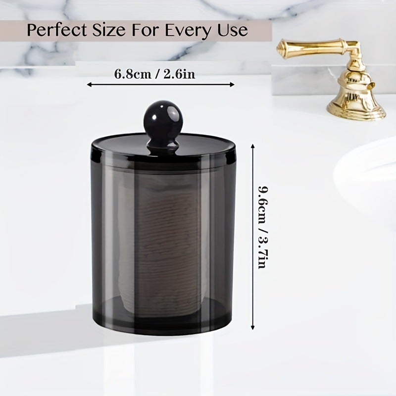 Modern Acrylic Bathroom Organizer Jar Set - Image 2