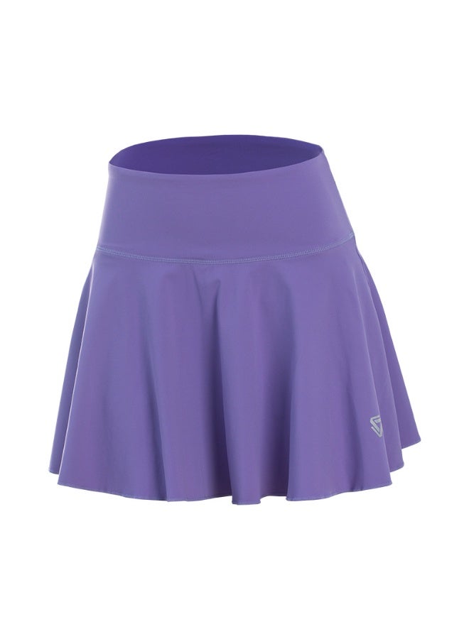 Wrinkled Yoga Skirt Women's Summer High Waist Pocket Skirt Sports Skirt Solid Color Running Training Quick drying Tennis Skirt  - Image 1