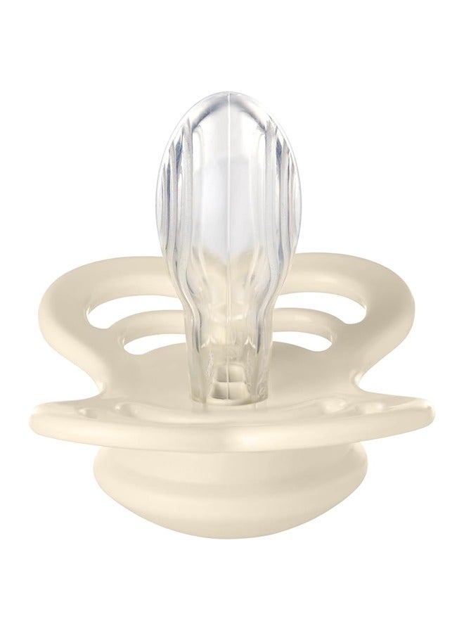 بيبس لهاية أطفال قطعتين حديثي الولادة ٦-١٨ شهر مطاط طبيعي آمن خالٍ من  فتحات تهوية كبيرة لسلامة أكبر مقاس ١ صنع في الدنمارك - Image 3