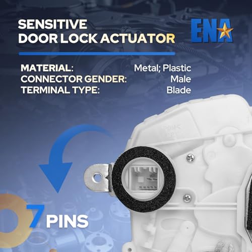 ENA Front Right Passenger Side Door Latch Lock Actuator Compatible with Honda Accord 2008 2009 2010 2011 2012 2013 2014 V6 2.0L 2.4L 3.5L Replacement for 72110-TA0-A11 72110-TA0-A12 931-556 DLA1019 - Image 4