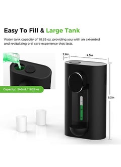 Hihonor Induction Mouthwash,540ml Large Capacity,USB Charging Design,3-Speed Flexible Adjustment,Long Life,Suitable for Wall/Desktop(Black)  - Image 5