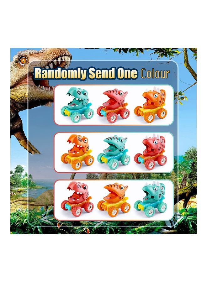 NIBEMINENT Dinosaur Toy Cars Multicolour 12cm - Image 2