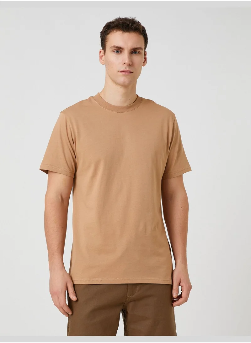 كوتون Basic T-Shirt Crew Neck Short Sleeve