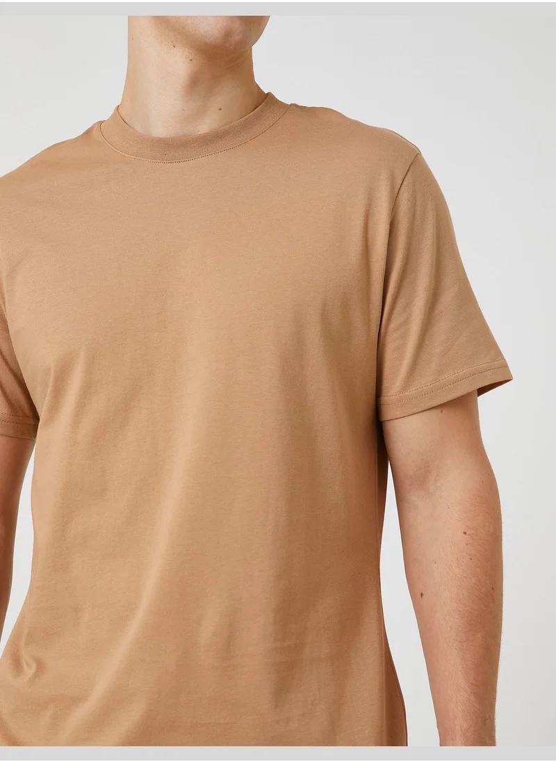 كوتون Basic T-Shirt Crew Neck Short Sleeve