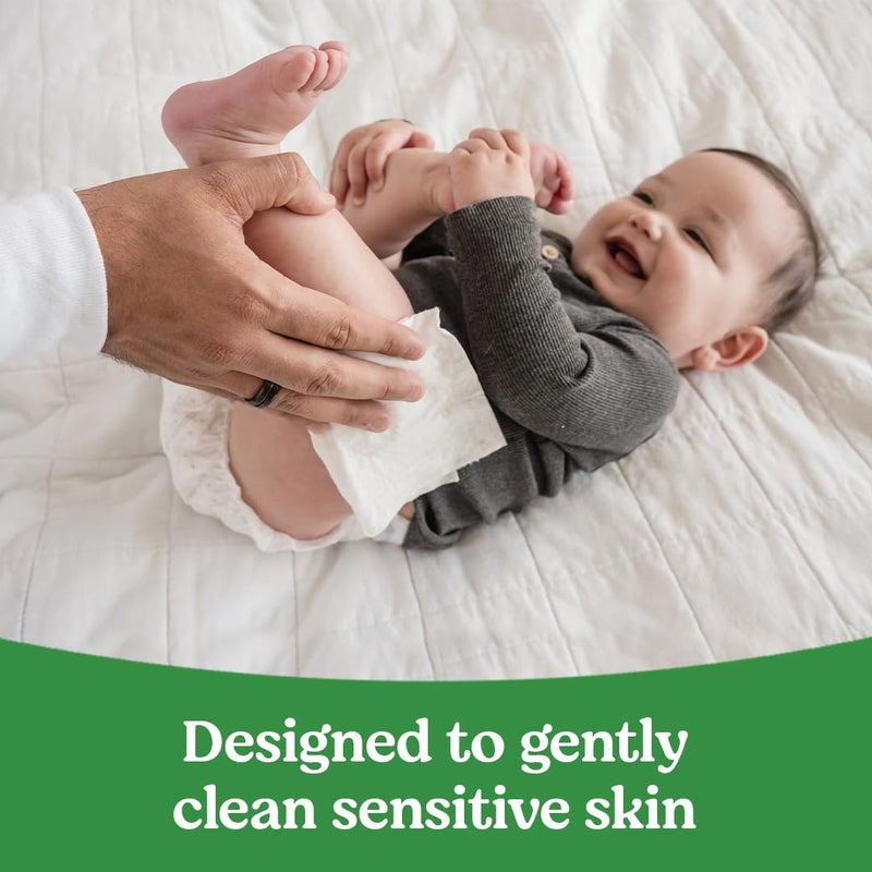 Huggies Natural Care Sensitive Baby Wipes, Unscented, Hypoallergenic, 99% Purified Water, 1 Flip-Top Pack (56 Wipes Total) - Image 2