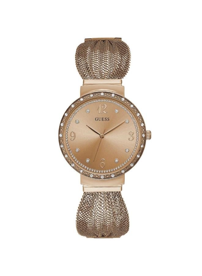 GUESS Women's Chiffon Water Resistant Analog Watch W1083L3 - Image 1