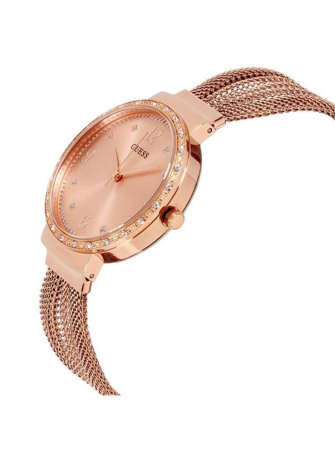 GUESS Women's Chiffon Water Resistant Analog Watch W1083L3 - Image 2