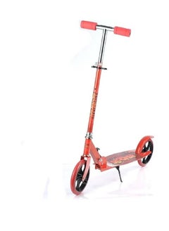 Generic Foldable Jumbo Scooter with Brake - High-Durability Metal Frame (Red).  - Image 1