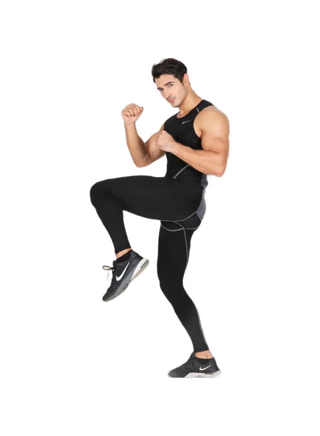 GK Mat, Soundproof Mat, Shock-Absorbing Mat, Thickened Aerobics Mat, Fitness Non-Slip Floor Mat, 1750*800*20Mm, Black And Gray - Image 3