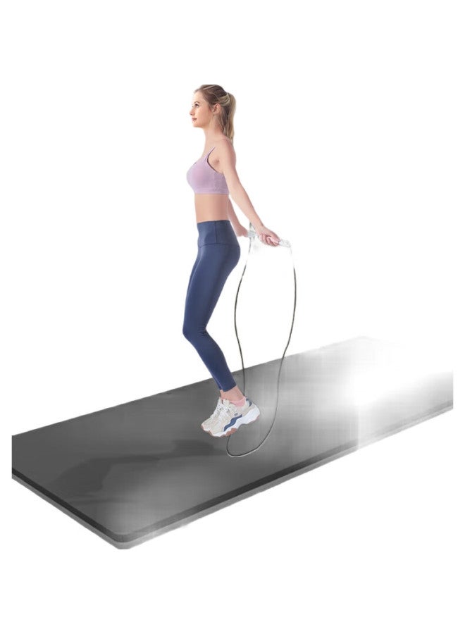 GK Mat, Soundproof Mat, Shock-Absorbing Mat, Thickened Aerobics Mat, Fitness Non-Slip Floor Mat, 1750*800*20Mm, Black And Gray - Image 1