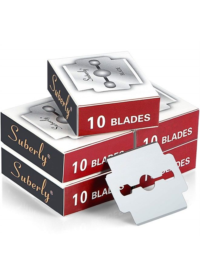 Mudder 50 قطعة شفرات حلاقة الكالو شفرات طائرة الذرة شفرات بديلة لأدوات العناية بالقدم والباديكير - Image 1