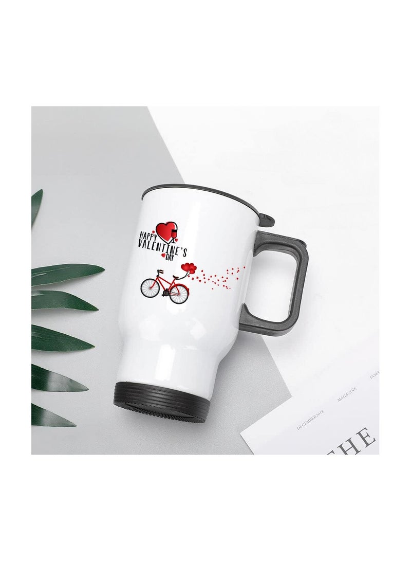 PRINTSHOP4ME Valentine's Day Insulated Travel Mug–Stainless Steel Mug For Hot&Cold Drinks–| Thoughtful Gift Special Someone Birth Day Gifts Travel Mug.  - Image 4
