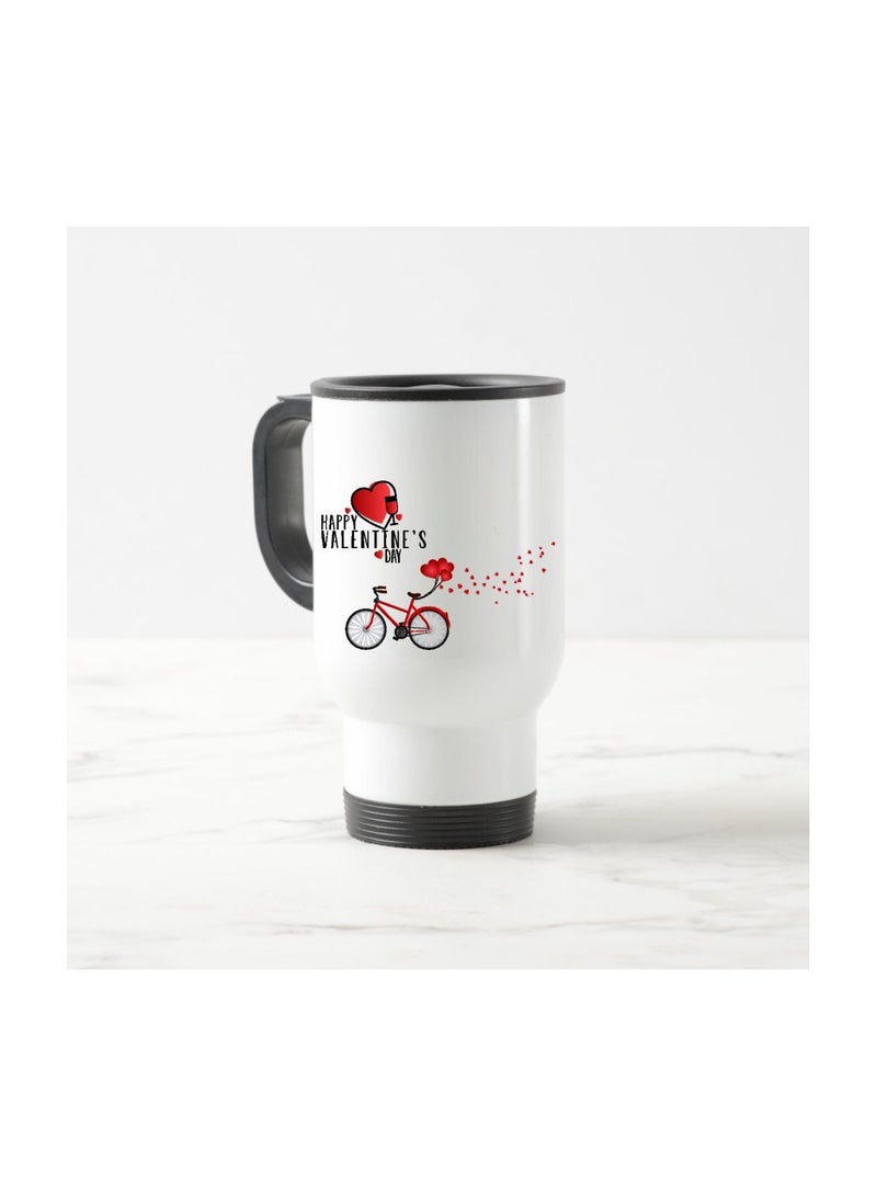 PRINTSHOP4ME Valentine's Day Insulated Travel Mug–Stainless Steel Mug For Hot&Cold Drinks–| Thoughtful Gift Special Someone Birth Day Gifts Travel Mug.  - Image 2