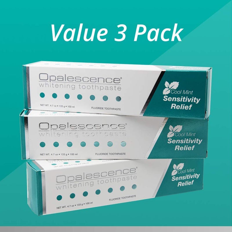 Opalescence Whitening Toothpaste for Sensitive Teeth - Oral Care, Mint Flavor, Gluten Free - 3 Pack - Image 4