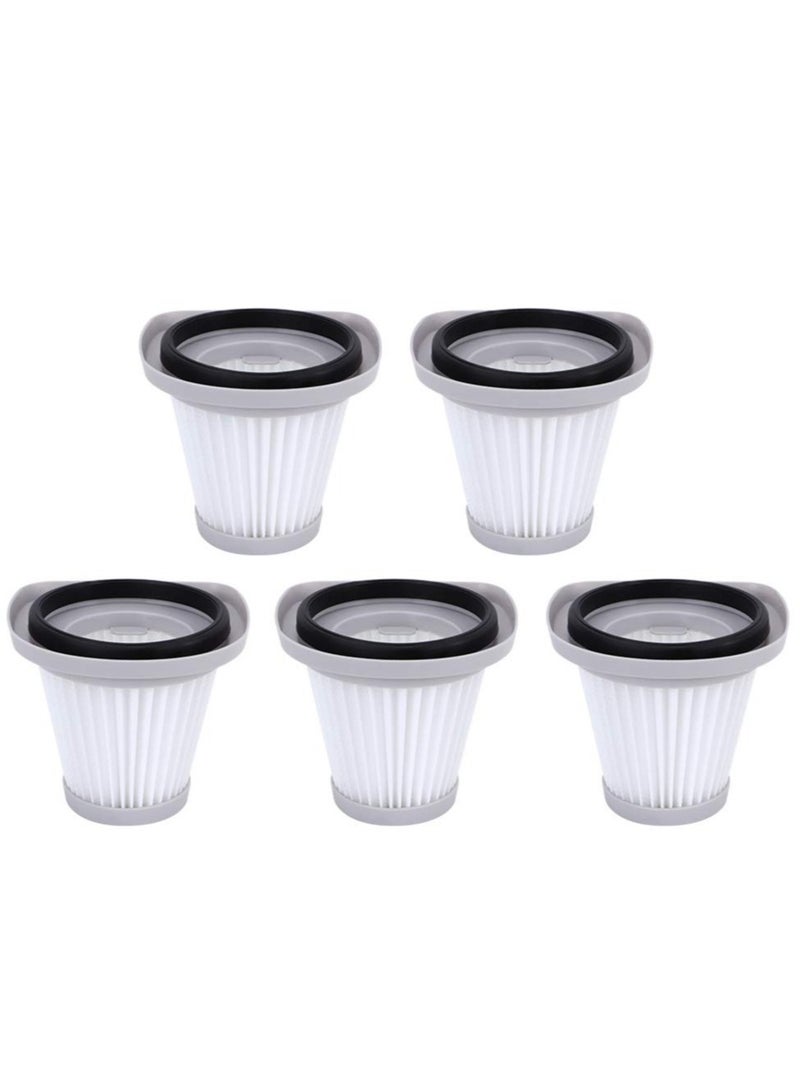 Excefore 5 PCS Replacement Vacuum Filter, Vacuum Cleaner Replacement Filter, Compatible with SC861 SC861A Vacuum Cleaner, Suitable for Handheld Vacuum Cleaner Accessories Filter - Image 2