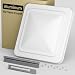 Safoner Aluminum RV Vent Cover Replacement 14x14 Fit for Trailers Camper Motorhome Roof Vent White Skylight Lid Replacement Accessories 1 Pack - Image 2
