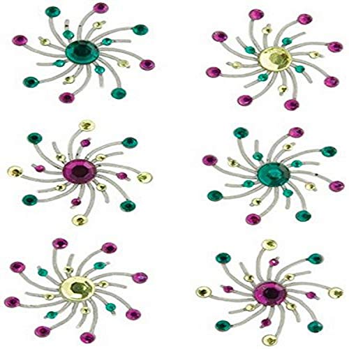 Karen Foster Design, Scrapbooking and Craft Embellishment, Swirl Burst Brads, Sprinkles - Image 2