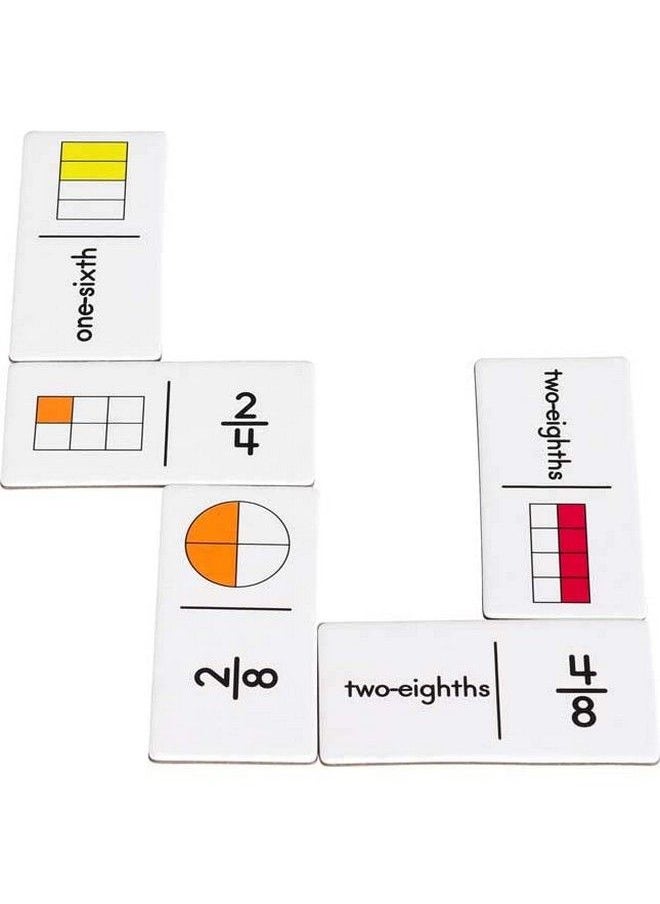 Really Good Stuff Fraction Dominoes 54 Dominoes  - Image 1