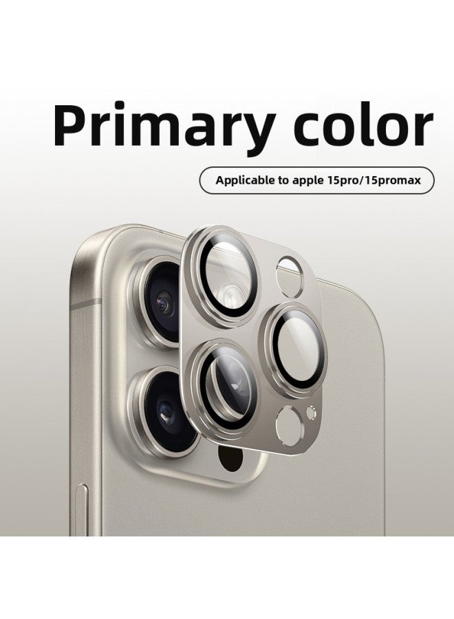 Suitable For Iphone15pro Lens Film Titanium Apple 15promax Rear Camera Protective Film Full Package Ip1-Colour:[titanium Original Color] Corning Lens Film★Ar Anti-reflection★Metal Frame*half Price For The Second Piece-Size:iPhone 15 Pro