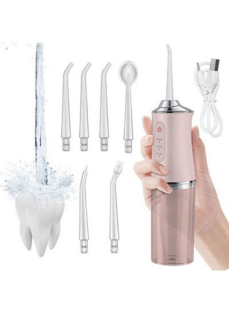 Elaimei Water Flossers For Teeth USB Rechargeable Water Teeth Cleaner Picks  With 6 Nozzles  - Image 1