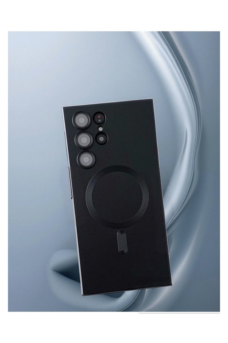 جيناو غطاء لسامسونج جالكسي   S25 الترا: غلاف معدني عسكري بطلاء ماتي كامل الجسم مقاوم للصدمات مع حماية مغناطيسية رفيعة وخفيفة. - Image 1