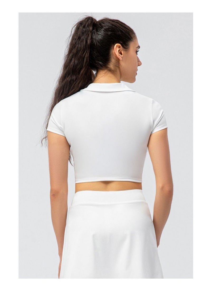 Loquat - tight leisure running yoga exercises with short sleeves - Image 1