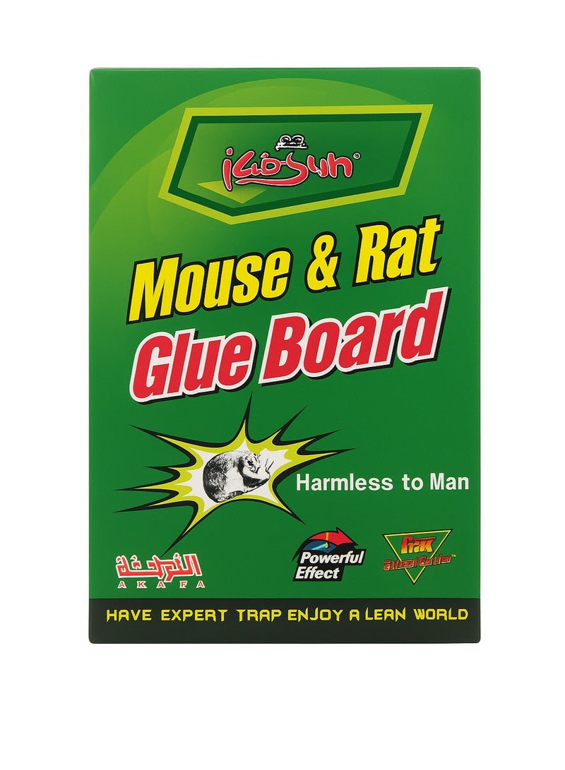 12 مصيدة لاصقة للفئران والجرذان قوية وآمنة للاستخدام المنزلي ٢٢*١٦ - Image 2