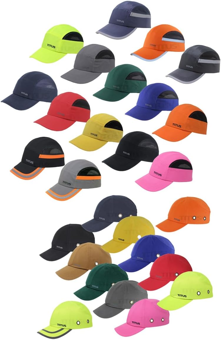 Titus Lightweight Safety Bump Cap - Baseball Style Protective Hat - Image 2