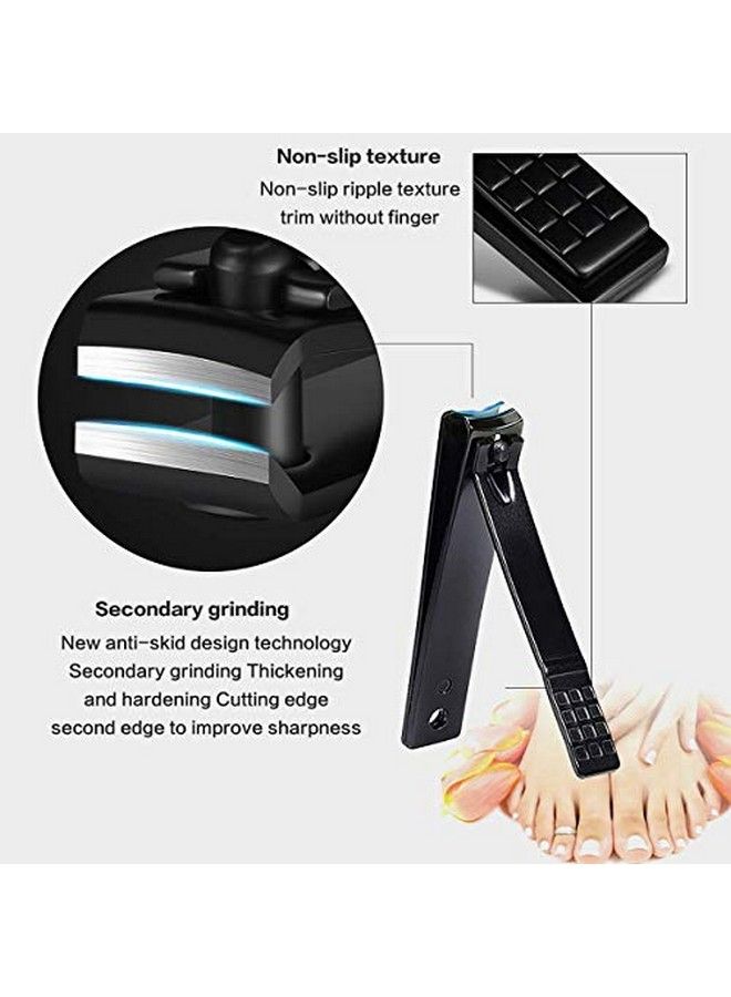 iSweven 2019 Version Manicure Set Nail Clippers Set 15 In 1 Grooming Kit Stainless Steel Professional Pedicure Set Nail Scissors Nail File Ear Picktweezers Nose Hair (Set Of 15 Red) - Image 4