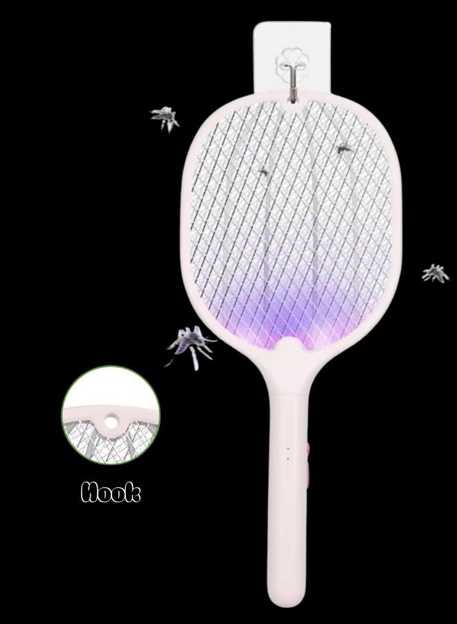 WEIDASI Rechargeable Mosquito Bat Zapper with USB Cable and Stand - Image 3