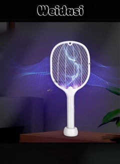 WEIDASI WEIDASI Rechargeable Mosquito Bat Zapper with USB Cable and Stand  - Image 5