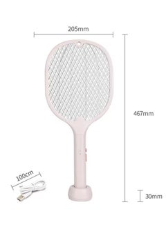 WEIDASI WEIDASI Rechargeable Mosquito Bat Zapper with USB Cable and Stand  - Image 4