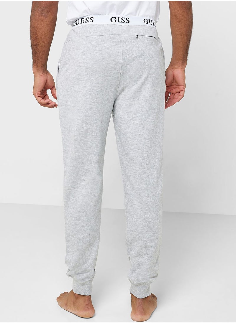 GUESS - Logo Band Sweatpants - Image 1