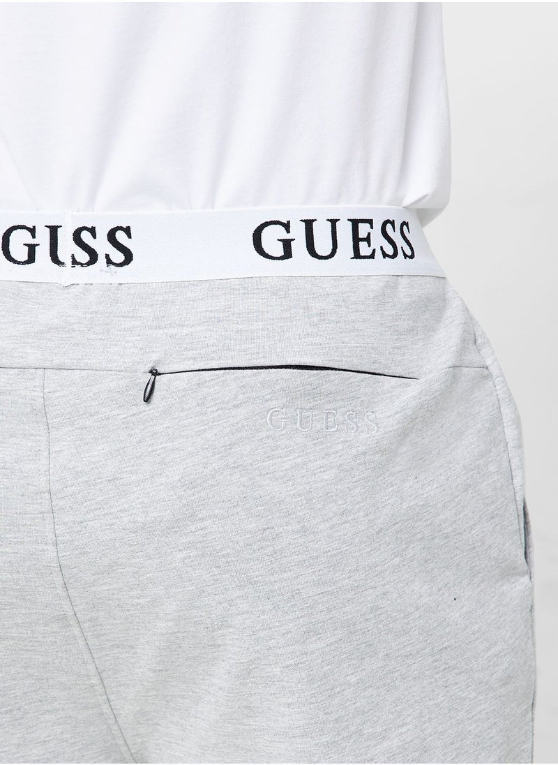 GUESS - Logo Band Sweatpants - Image 1