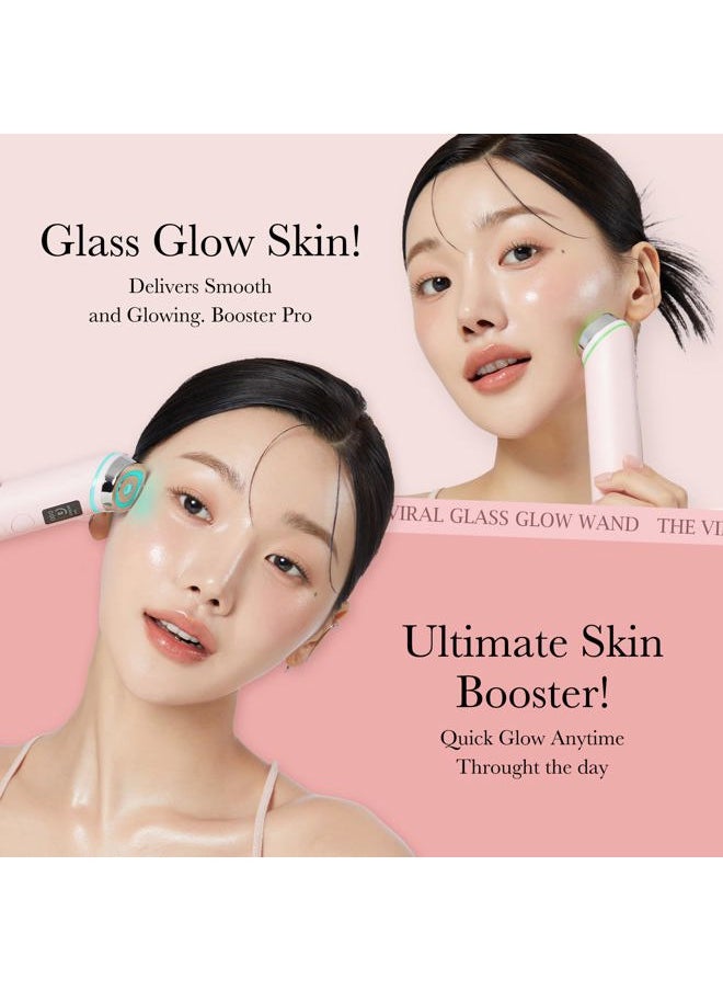 Medicube Medicube Age-R Booster Pro Pink | 6-in-1 Real Glass Glow Beauty Massager | Looking Glass Skin | Korean Skin Care  - Image 2