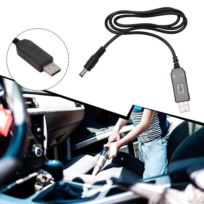 8.4V كابل شحن USB لمكنسة السيارة المنزلية، سلك شاحن بطارية ليثيوم محمول لمكانس السيارة الصغيرة - Image 2